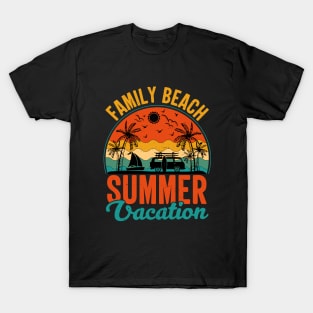 Family Beach Summer Vacation T-Shirt